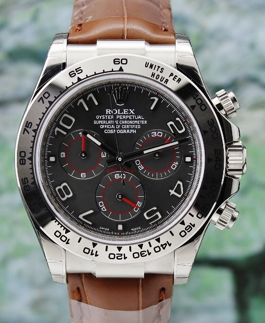 (image for) UNWORN NEW ROLEX 18K MEN WHITE GOLD DAYTONA COSMOGRAPH - CERT / 116519